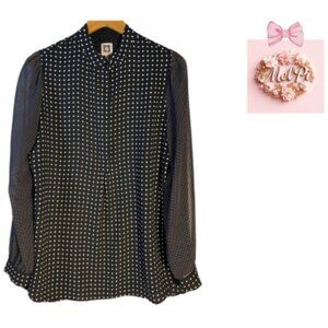 Long Sheer Sleeve Poet Blouse